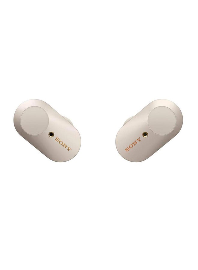 Sony WF-1000XM3 Noise Cancelling Truly Wireless Headphones with Mic Platinum Silver  - Image 2