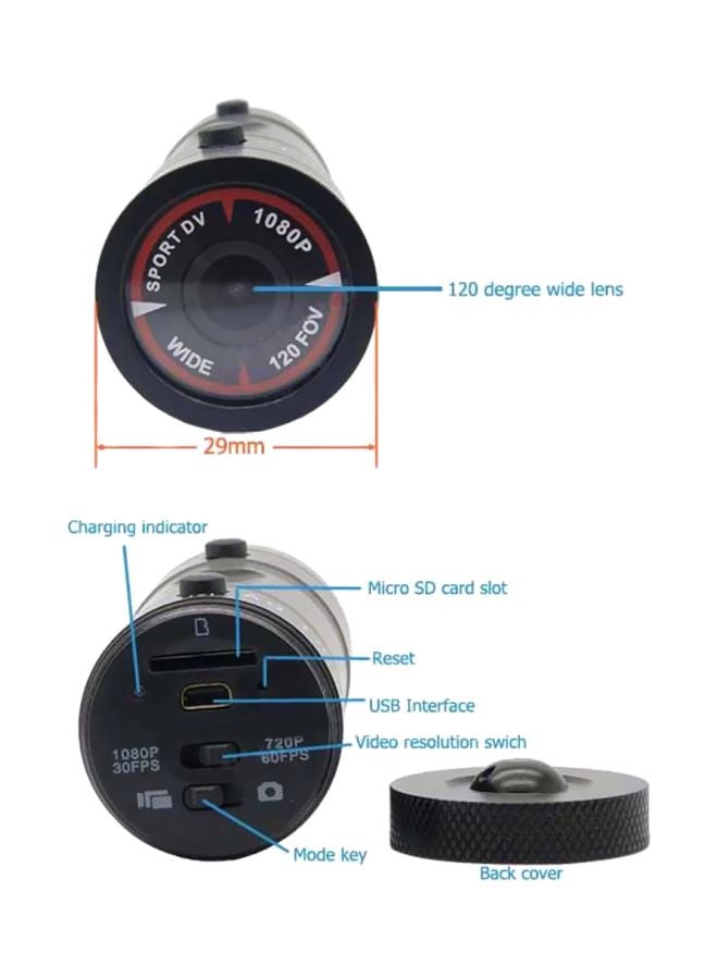 أندوير كاميرا حركة رياضية بدقة HD DV - Image 4