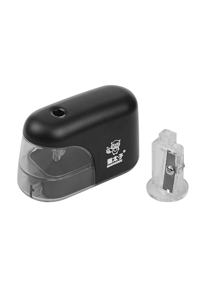 ماوتيزي مبراة قلم رصاص تلقائية كهربائية مزودة بإضاءة LED أسود - Image 4