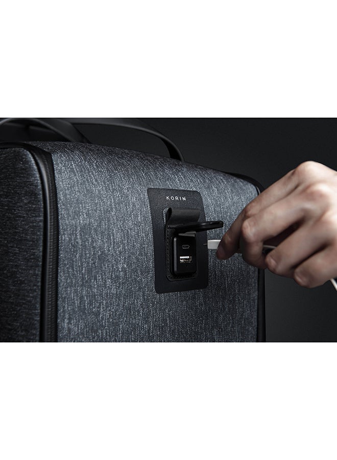 KORIN DESIGN - Flexpack Go Duffel Bag Dark Grey - Image 1