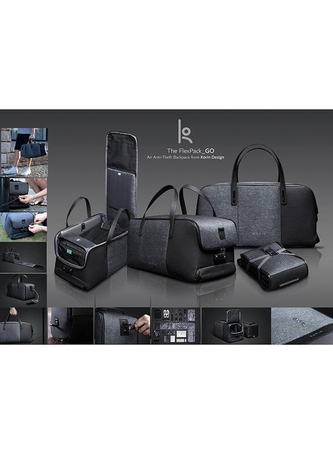 KORIN DESIGN - Flexpack Go Duffel Bag Dark Grey - Image 1