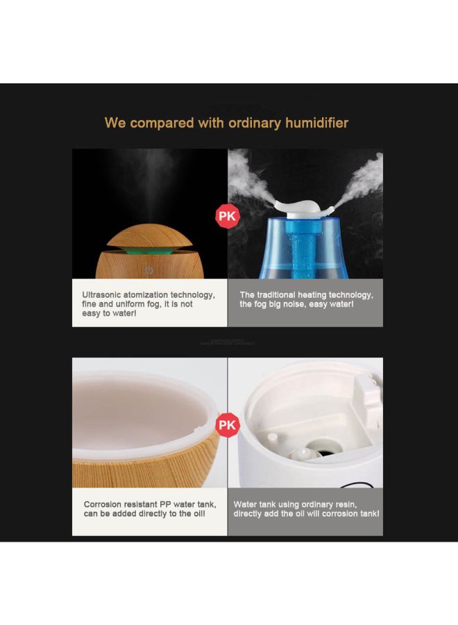 Ultrasonic Aroma Humidifier Brown  - Image 3