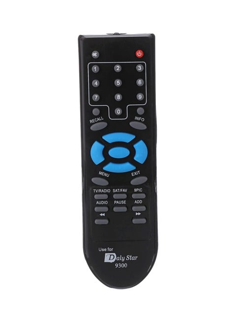 جهاز تحكم عن بعد لجهاز استقبال دالي ستار 9300 Kh652g الأسود / الأزرق