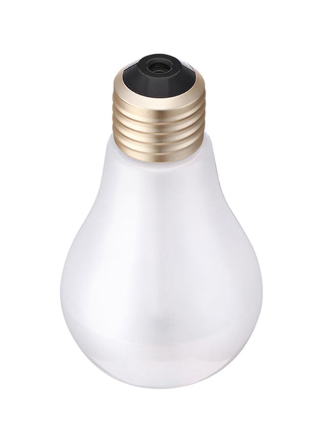 USB Powered Light Bulb Aromatherapy Humidifier White 16*10*8cm - Image 1