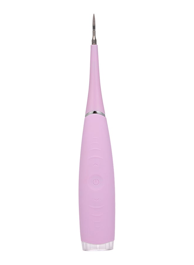 Electric Sonic Dental Tooth Calculus Remover Pink 23 x 4 x 8cm - Image 1