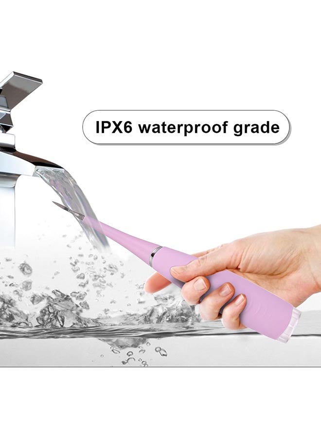 Electric Sonic Dental Tooth Calculus Remover Pink 23 x 4 x 8cm - Image 5