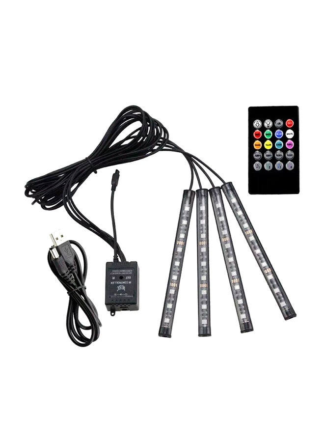 STAR SHINE 4-Piece Car LED Lights Strip - Image 1