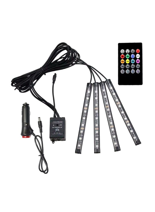 STAR SHINE 4-Piece Car LED Lights Strip - Image 1