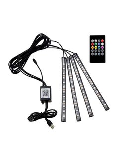 STAR SHINE 4-Piece Car LED Lights Strip 