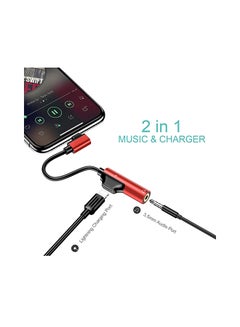 RUMANLE Lightning Splitter Adapter Red/Black  - Image 2