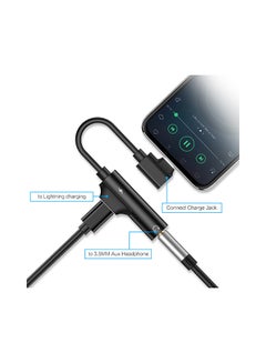 RUMANLE Lightning Splitter Adapter Black  - Image 2