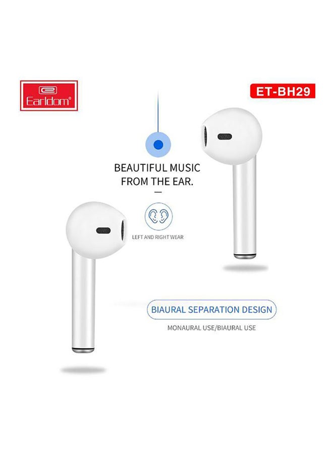 Earldom Bluetooth In-Ear Headset White - Image 3