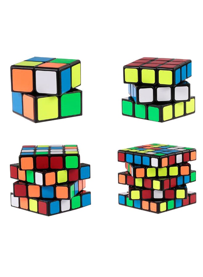 مجموعة مكعبات سحرية سريعة من 4 قطع 0.609كيلوجرام - Image 1