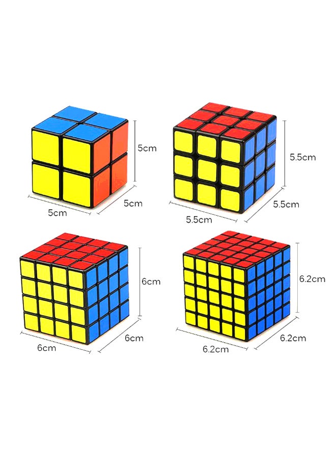 مجموعة مكعبات سحرية سريعة من 4 قطع 0.609كيلوجرام - Image 2