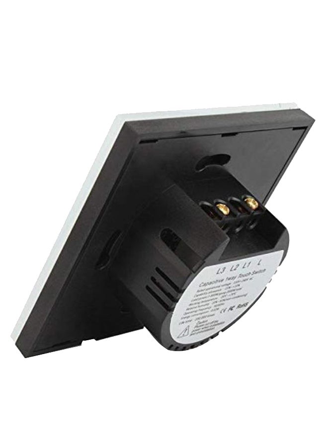 Generic - Smart Wall Touch Light Switch With Remote Control White/Black - Image 1