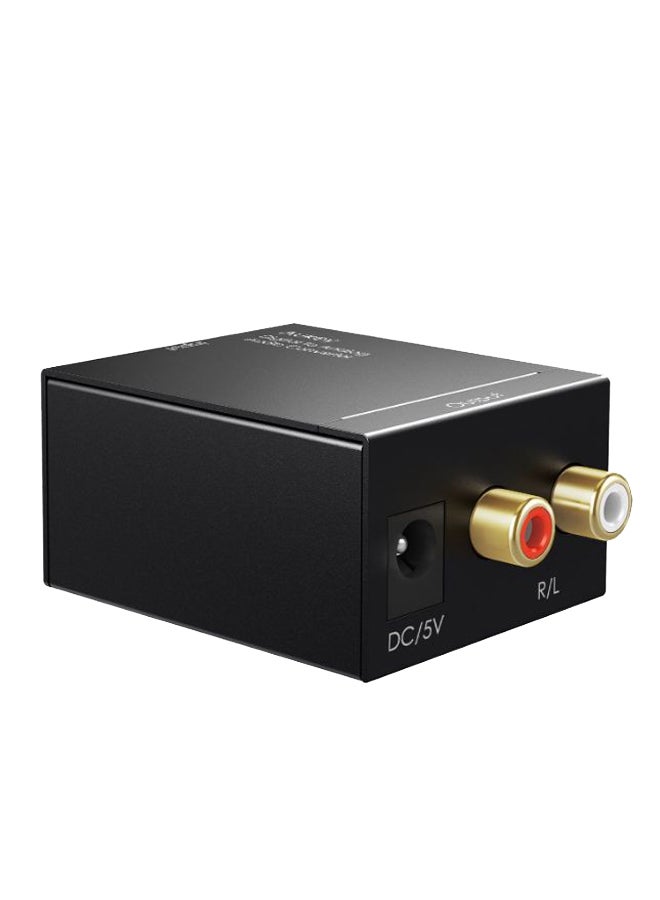 Aukey - Digital To Analog Audio Converter Black - Image 1