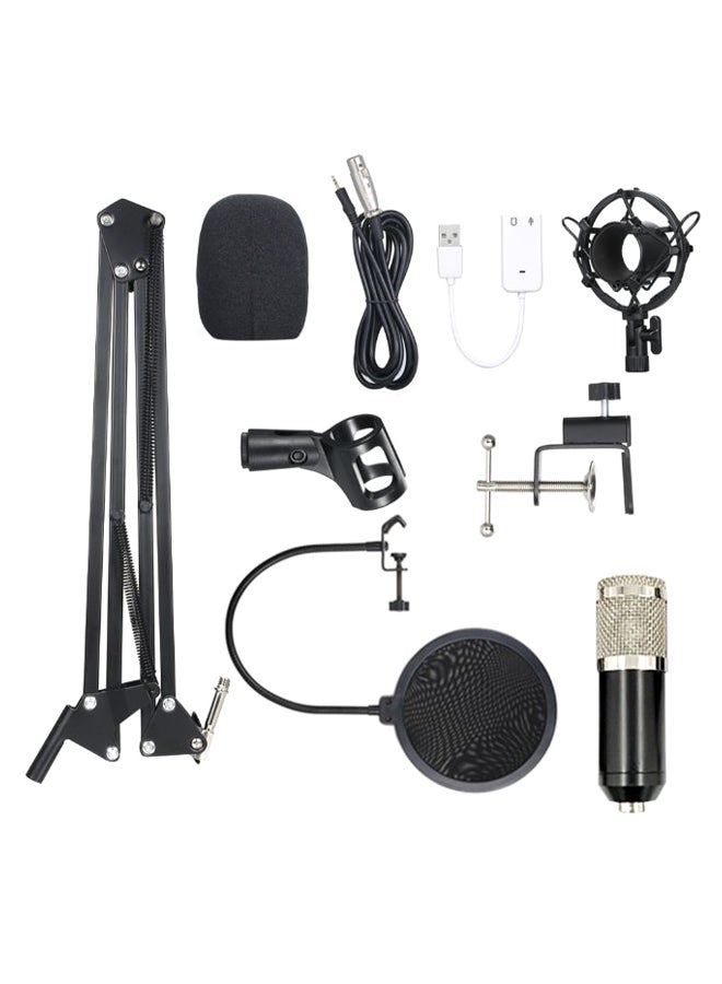 Adjustable Recording Condenser Microphone BM800 Black/Silver/White 
