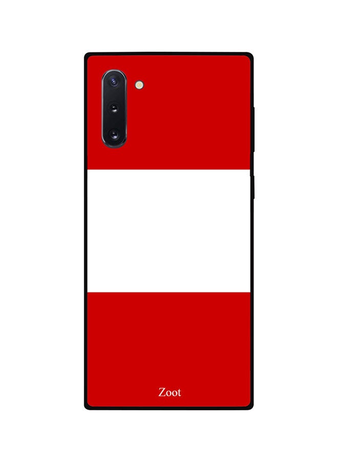 Protective Case Cover For Samsung Note 10 Peru Flag