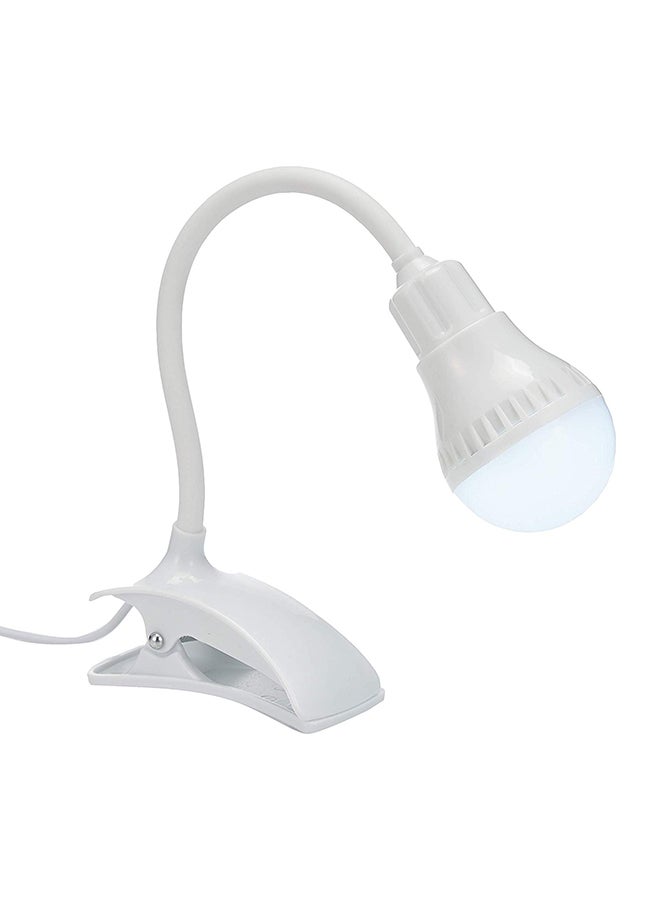 مصباح طاولة LED للقراءة أبيض 5.3 x 12.6 x 9.1سم - Image 1
