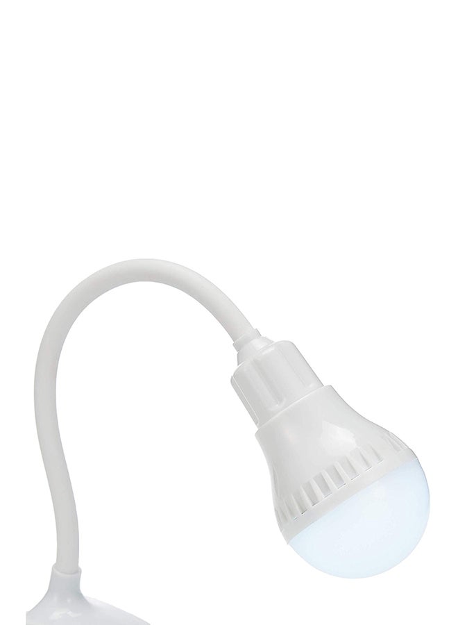 مصباح طاولة LED للقراءة أبيض 5.3 x 12.6 x 9.1سم - Image 2