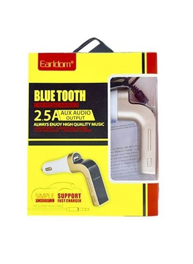 أيرلدوم شاحن سيارة USB بخاصية البلوتوث ذهبي - Image 2