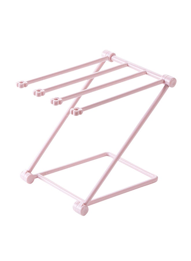 Vertical Rag Kitchen Towel Rack Pink 20 x 16 x 25.5cm