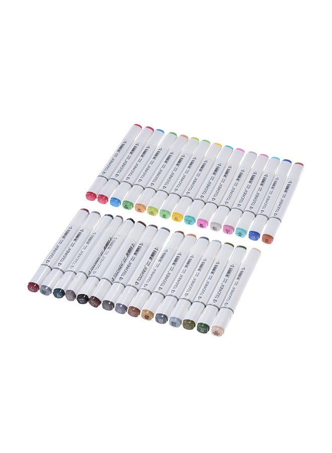 30-Piece Dual Twin Tip Marker Pen Multicolour - v1565603921/N28909329A_1