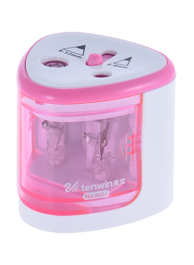 tenwin Multifunctional Automatic Electric Pencil Sharpener Pink - Image 1
