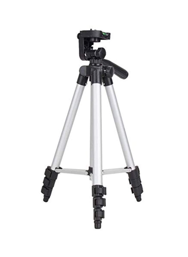 حامل ثلاثي القوائم قابل للحمل أسود/ فضي - Image 1