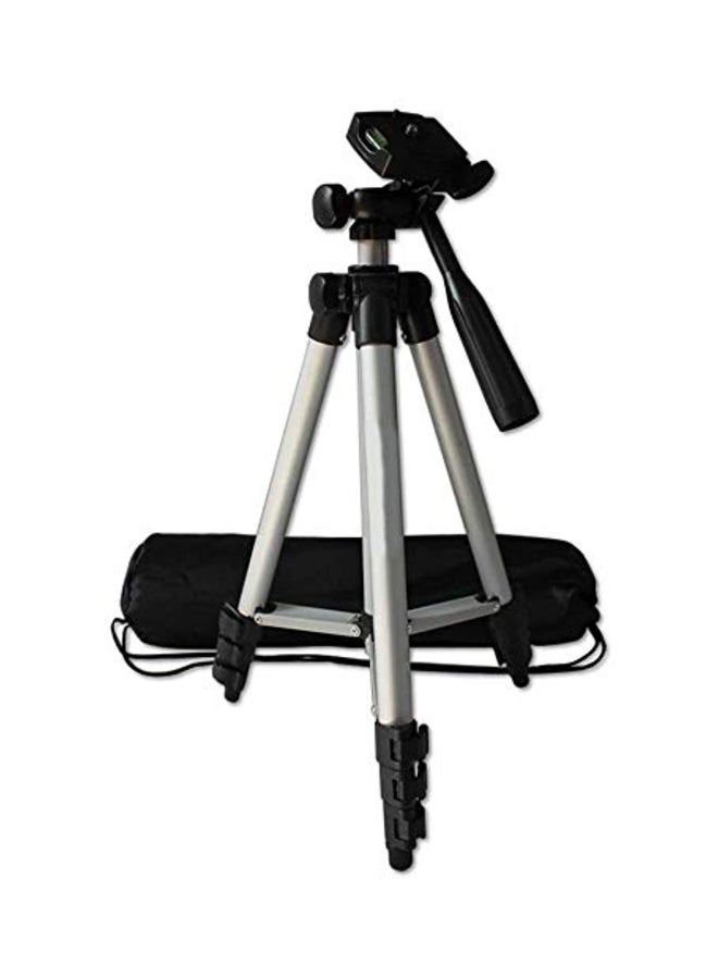 حامل ثلاثي القوائم قابل للحمل أسود/ فضي - Image 4