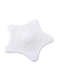 Generic Starfish Silicone Floor Drainer White 15 x 14centimeter 