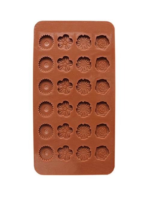 Household Silicone Mould Brown 21.5 x 11.7 x 0.3centimeter