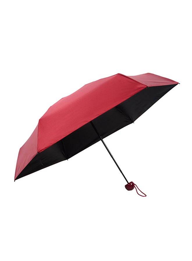 Foldable UV-Protection Capsule Umbrella Red - Image 2