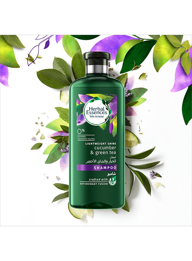 Bio Renew Shine Cucumber And Green Tea Shampoo 400ml