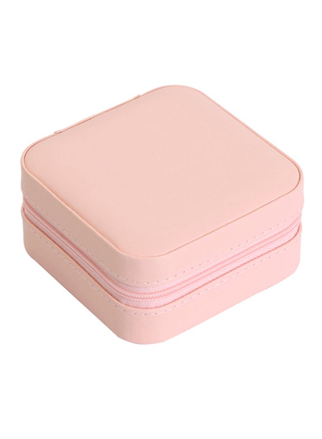 Generic - Small Portable Jewelry Box Pink - Image 1
