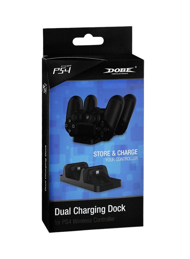 دوبي قاعدة شحن سلكية بوحدة تحكم مزدوجة لجهاز بلاي ستيشن 4 (PS4) - Image 5