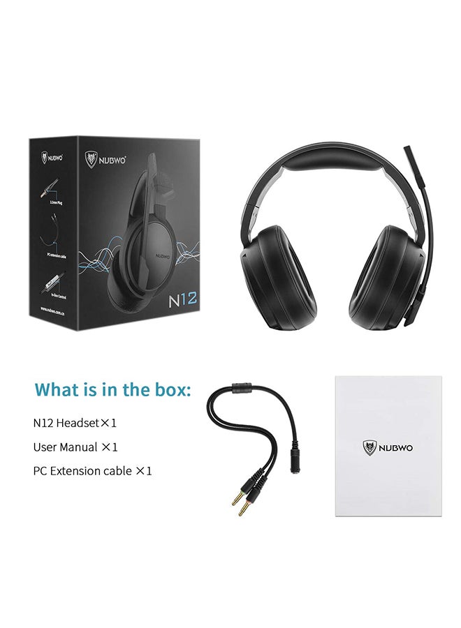 NUBWO - Noise Cancelling Over-Ear Gaming Wired Headphone For PC Laptop - Image 1