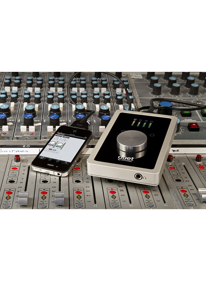 Duet - 2 IN x 4 OUT USB Audio Interface for Mac and PC DUET-MAC-IOS Black/Silver