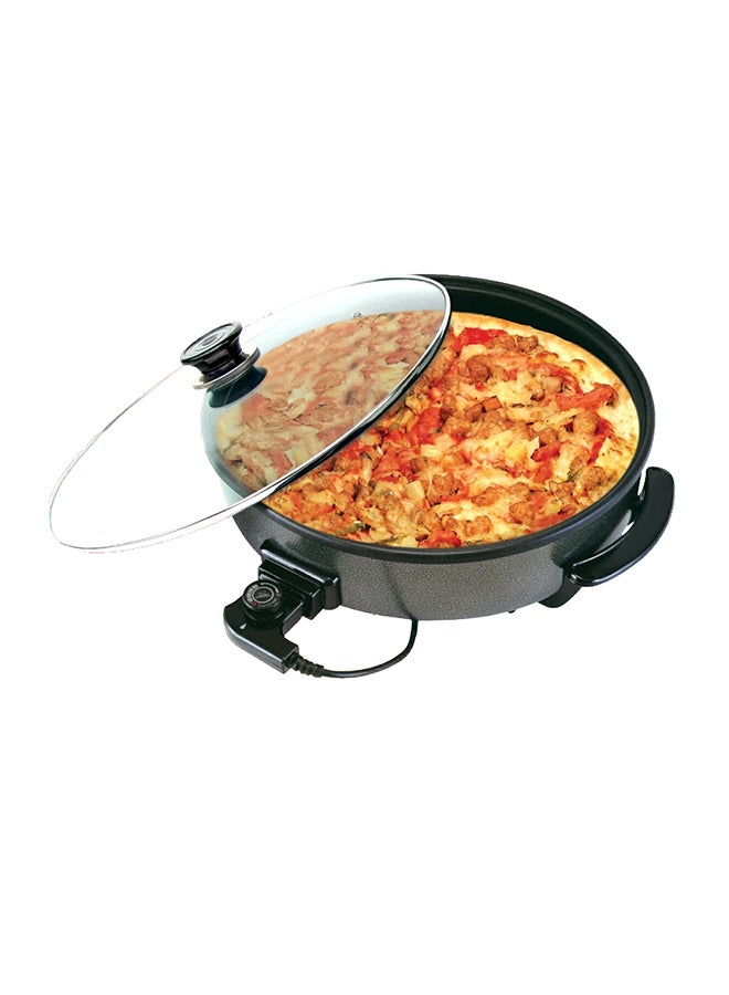 ماركة غير محددة - ماكينة صنع البيتزا من هوم ماستر ksa-home master-00551 أسود / شفاف - Image 1