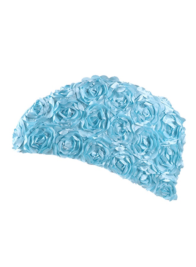 Stretchable Rose Chair Bow Blue  - Image 1