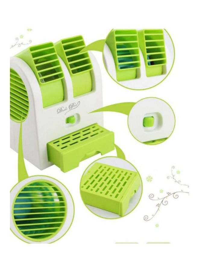Electric Mini Air Conditioner White/Green - Image 2