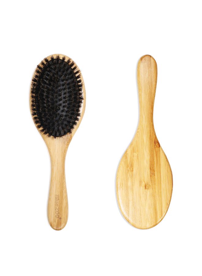 Natural Bamboo Handle Hair Comb Multicolour 25x4x8cm