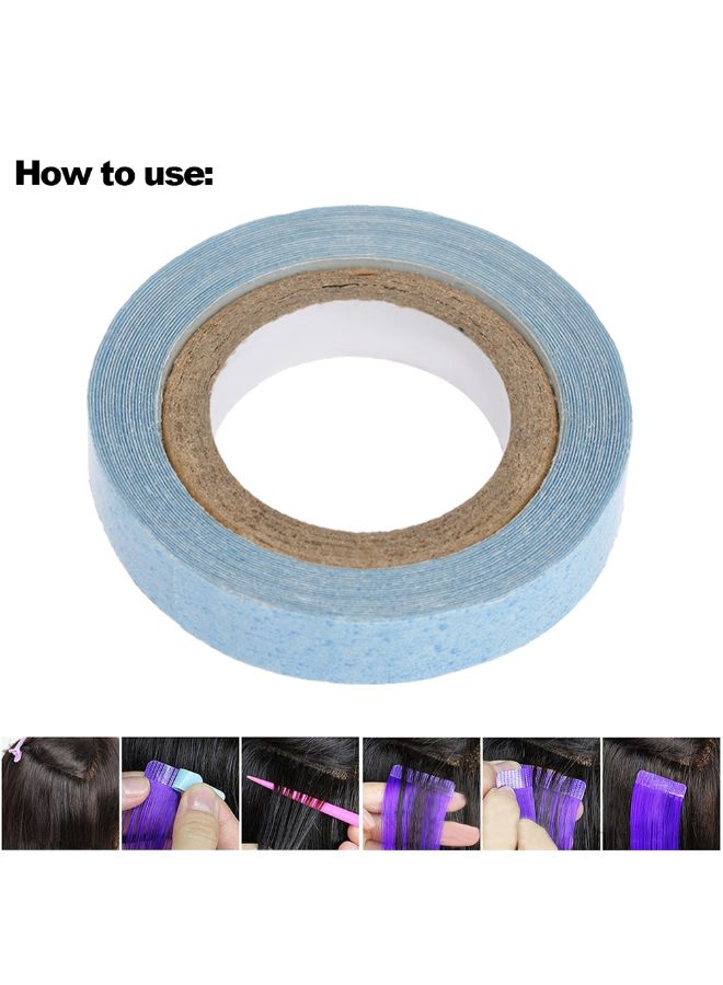 شريط لاصق للشعر بوجهين مضاد للماء أزرق 5x1x5Ø³Ù†ØªÙŠÙ…ØªØ± - Image 4
