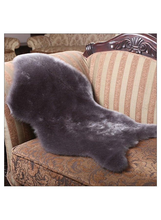 Super Soft Indoor Anti-Slip Washable Mat Grey 1cm 