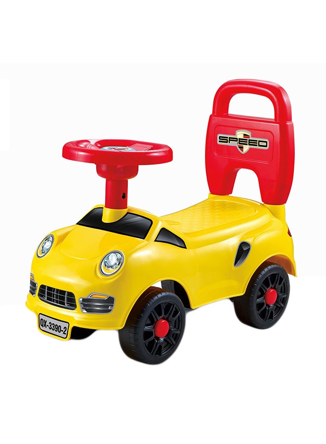 QUNXING Ride On Car With Backrest 50 x 22 x 41cm 
