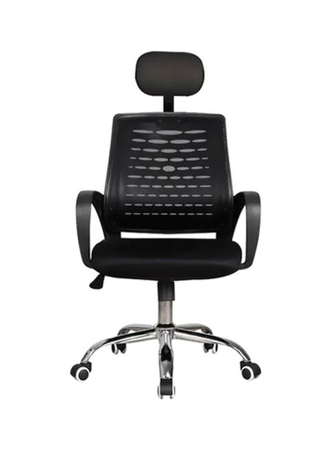 Swivel Mesh Office Chair Black/Silver