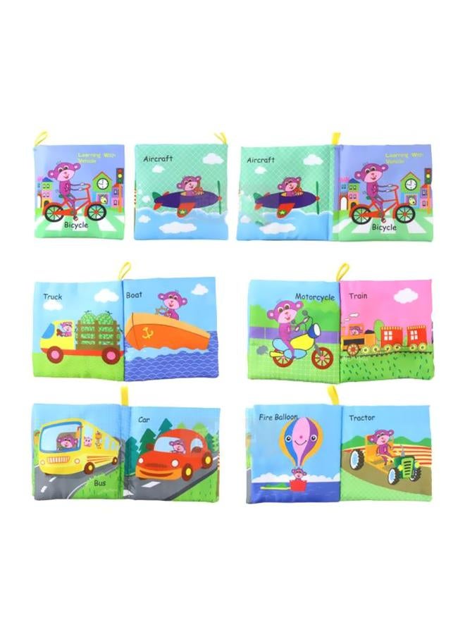 ال دبليو مجموعة لعب كتب تعليمية مصنوعة من القماش من 4 قطع - Image 1