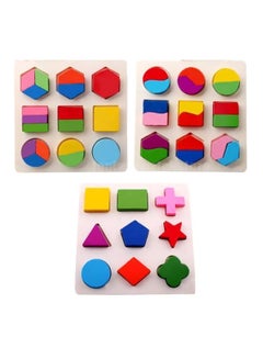 LW Wooden Early Learning Puzzle Set 4B6J6JN6  - Image 1