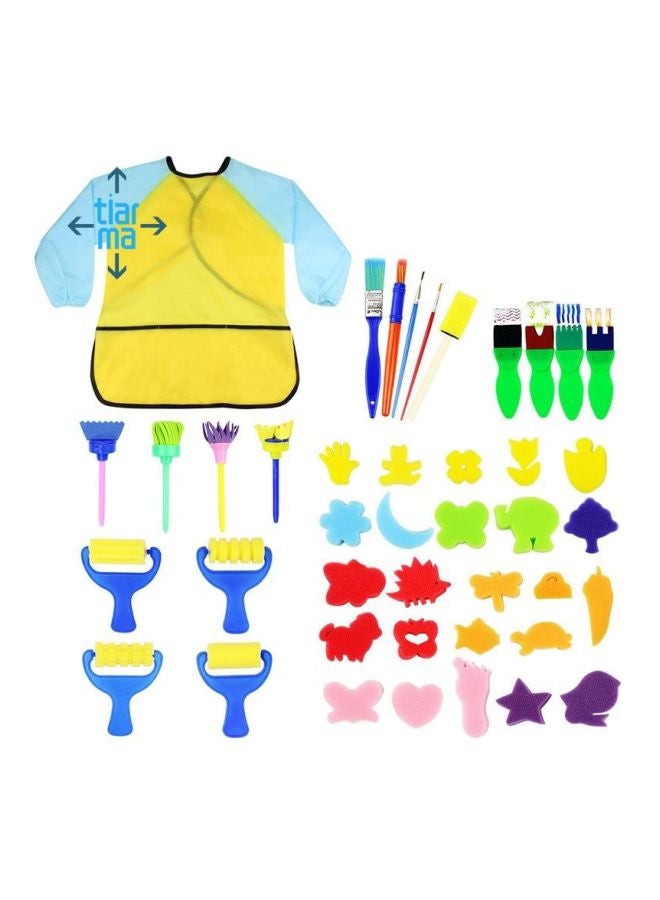 LW Early Learning Sponge Painting Brushes Kit DVR0XD8F  - Image 1