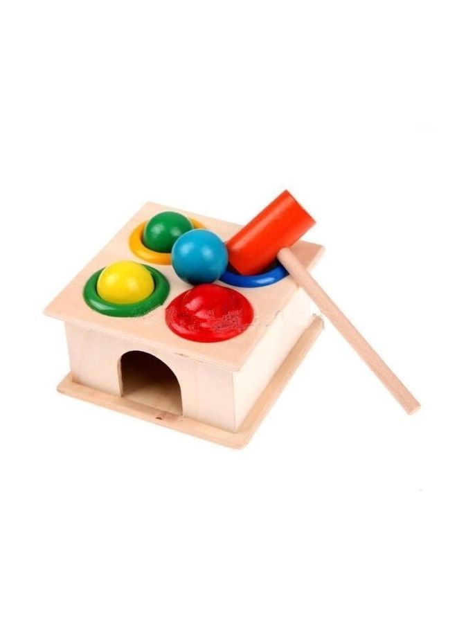 LW 6-Piece Wooden Hammer And Ball Early Learning Toy  - Image 3